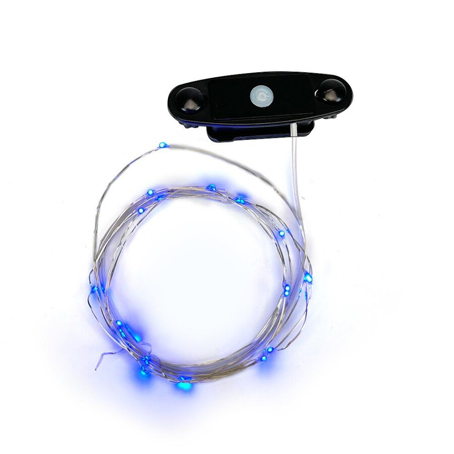 lumières bleues pour roues de vélo 2 pièces sans piles